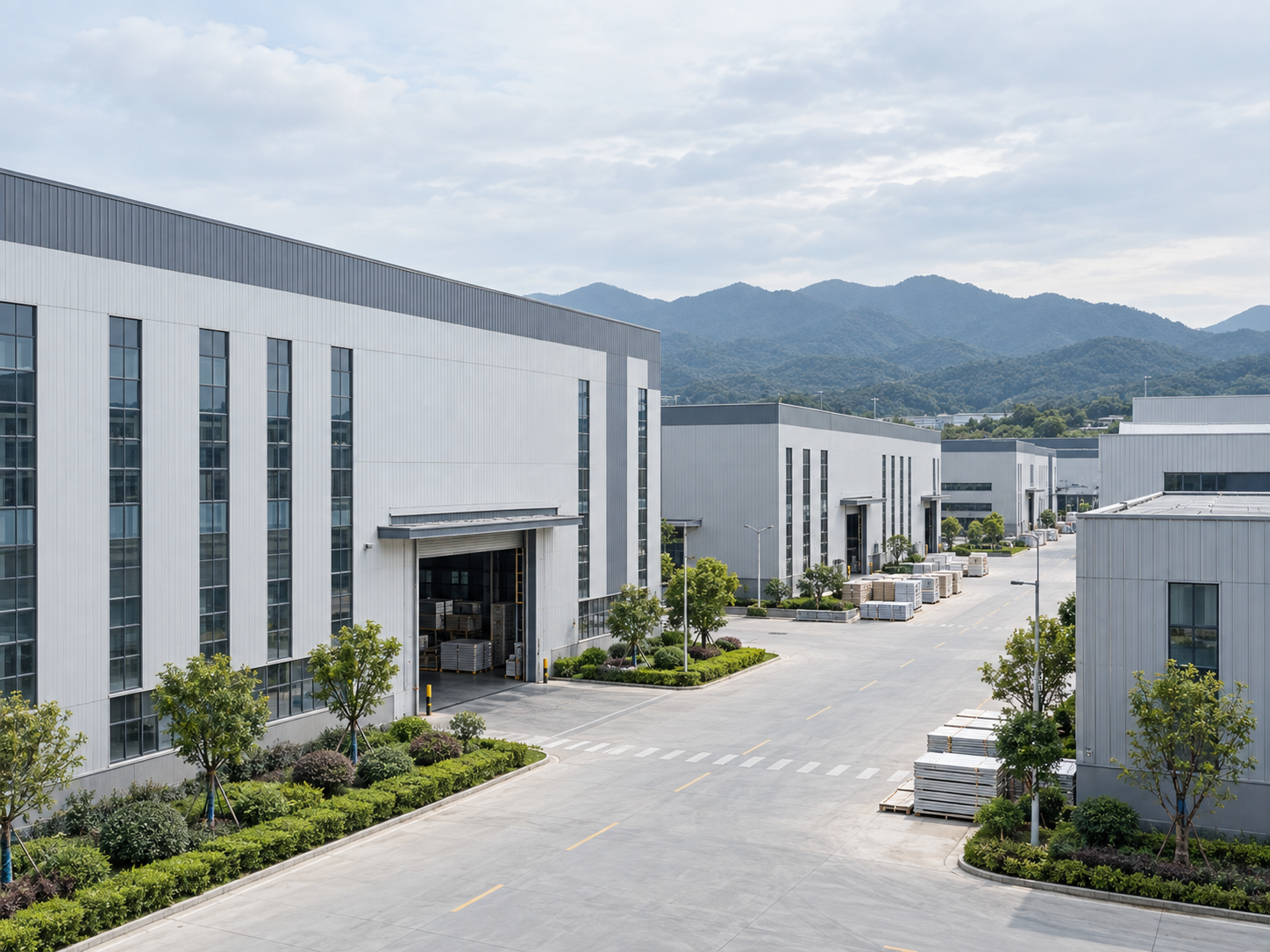 Waltive manufacturing base with modern factory buildings
