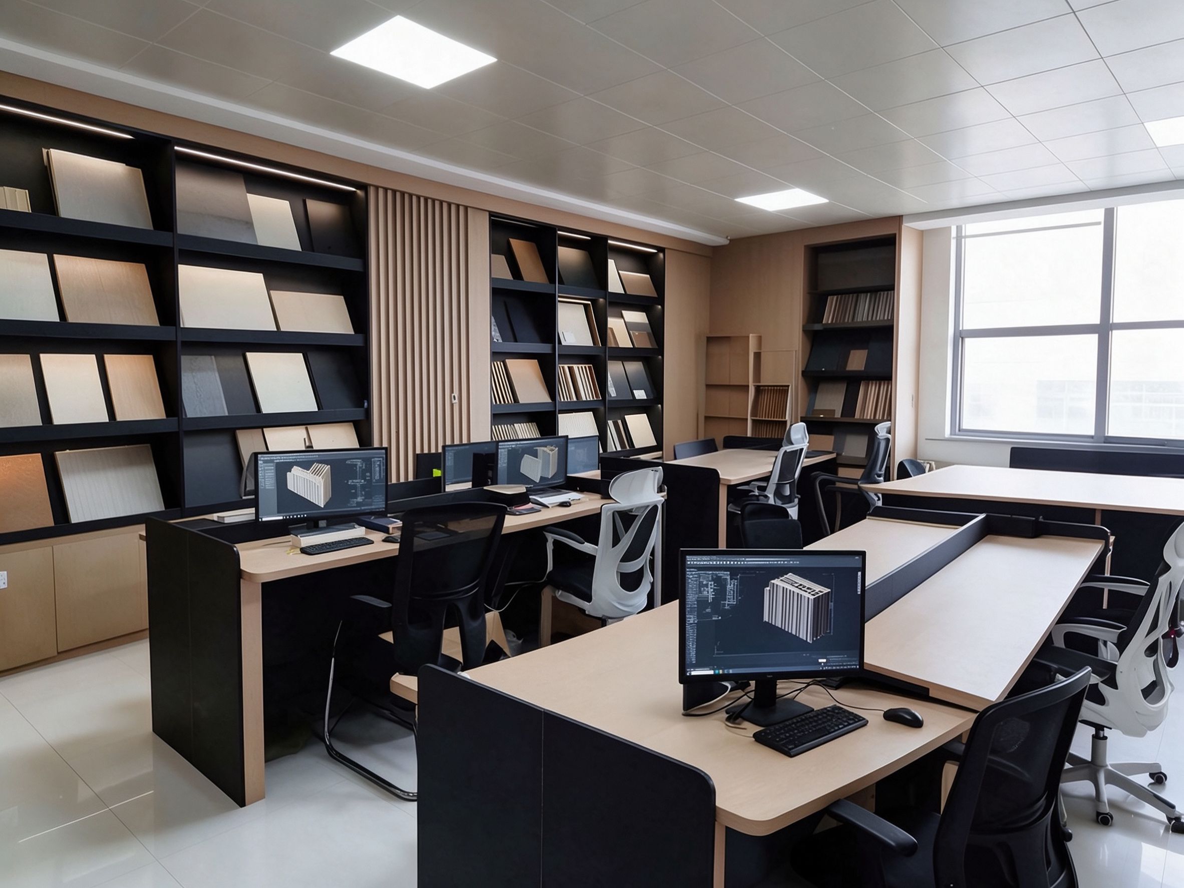 Waltive R&D center with AutoCAD design workstations